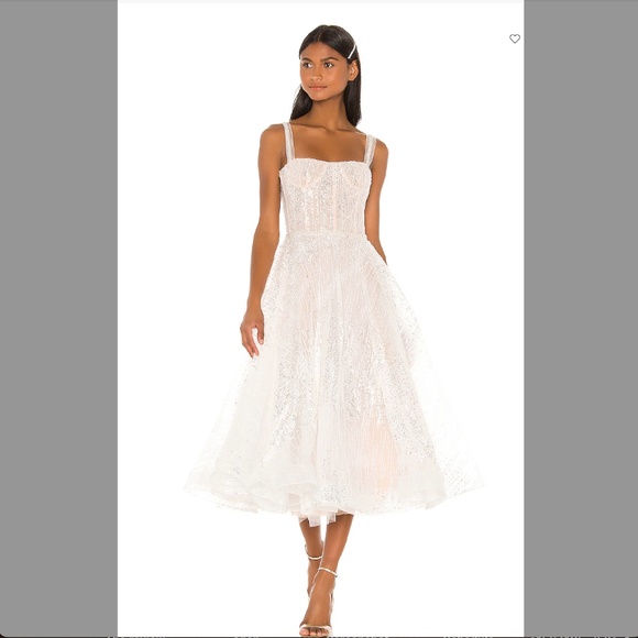Bronx and Banco, Mademoiselle Bridal Midi Dress - size XS - Picture 1 of 1